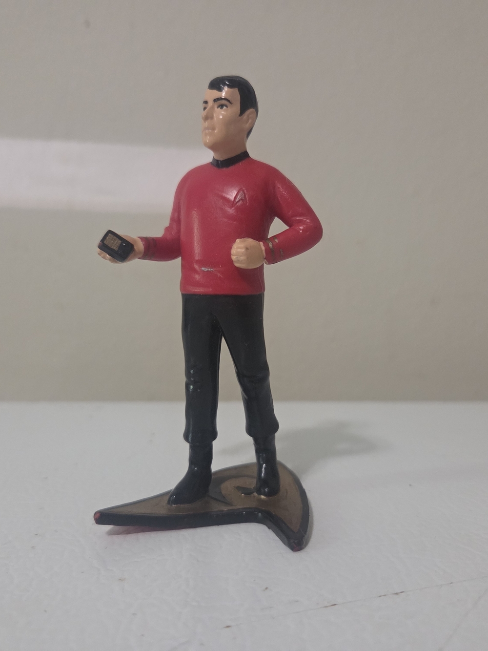Lieutenant Scott Star Trek Hamilton PVC Figure 1991 Original Series 4”